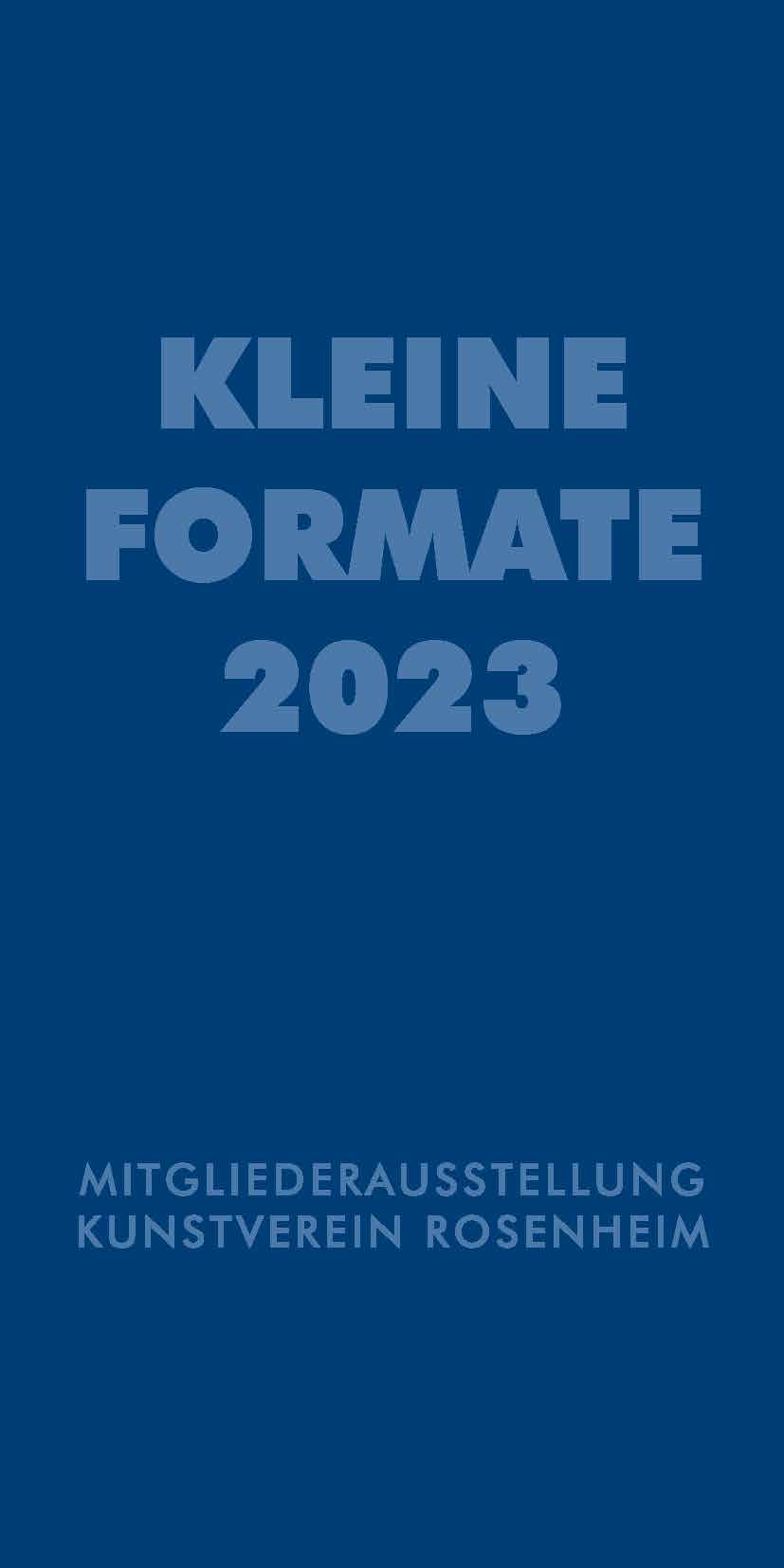 KlEINE FORMATE 2023